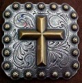 CON00631D - Square Cross Concho