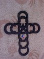 Rustic Wall Horseshoe & Star Cross CR24