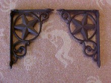 Rustic Star Shelf or Corner Bracket GA631